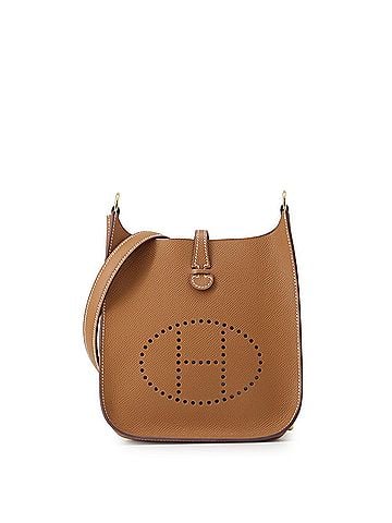Hermès Hermes Evelyne TPM Shoulder Bag, Sellier, Gold, Epsom Leather, K Stamp, HERMES, Handbag, Women's, HERMES (view 1)