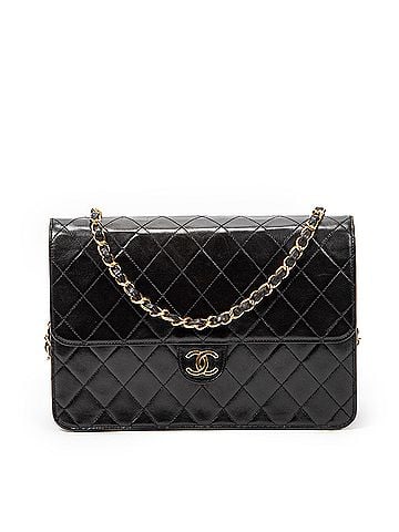 Chanel Vintage Push Lock Straight Flap  (view 1)