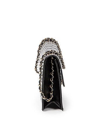 Chanel Vintage Push Lock Straight Flap  (view 2)