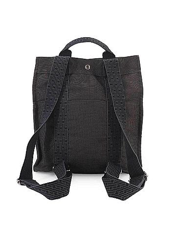 Hermès Hermes Her Line Sac Ad MM Backpack, Canvas, Grey (view 1)