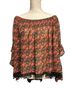 NAANAA 100% Polyester Floral Multi Color Short Sleeve Blouse Size S - photo 1