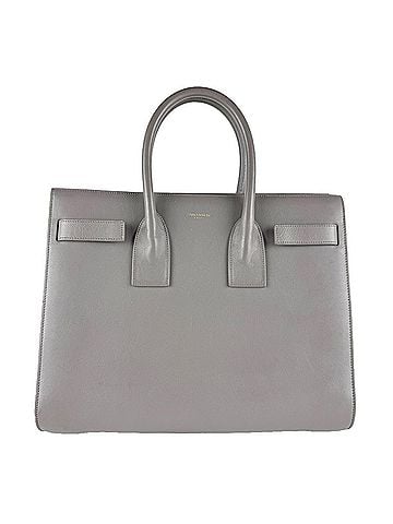 Saint Laurent Saint Laurent SAINT LAURENT Handbag Shoulder Bag Sac de Jour Leather Gray Gold Women's z9973 (view 1)