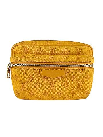 Louis Vuitton Louis Vuitton LOUIS VUITTON Body Bag Waist Pouch Monogram Denim Bum Outdoor Ochre Men's M44623 z9893 (view 1)