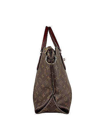 Louis Vuitton Louis Vuitton LOUIS VUITTON Handbag Shoulder Bag Monogram Flower Zipped Tote MM Canvas Brown Bordeaux Women's M44348 z9877 (view 2)