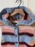 Free People Stripes Blue Pink Sweater Vest Size S - photo 5