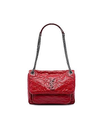 Saint Laurent Medium Crinkled Calfskin Niki (view 1)