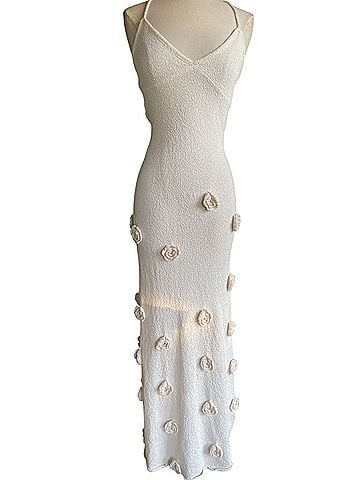 Meshki Suki Raised Floral Maxi  Casual Dress (view 1)