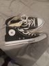 Converse Black White Sneakers Size 10 - photo 3