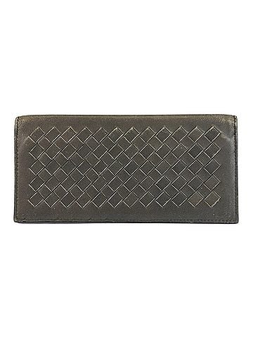 Bottega Veneta BOTTEGA VENETA Bottega Veneta Intrecciato Grey Leather Long Wallet V7782 Men's (view 1)