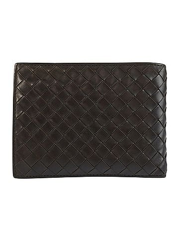 Bottega Veneta BOTTEGA VENETA Bottega Veneta Intrecciato Brown Leather V4651 Folding Wallet Compact for Men (view 2)
