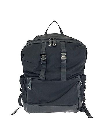 Fendi FENDI Zucca Black Nylon Leather Backpack (7VZ038) - Women's (view 1)
