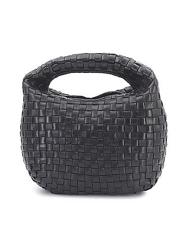 Bottega Veneta Bottega Veneta Intrecciato Hobo Handbag, Leather, Black (view 1)