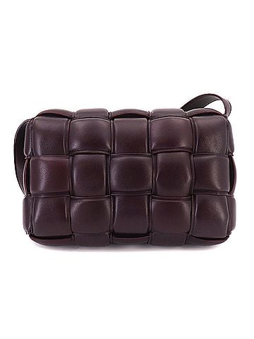 Bottega Veneta Bottega Veneta Intrecciato Padded Cassette Shoulder Handbag Leather Purple 591970 (view 1)