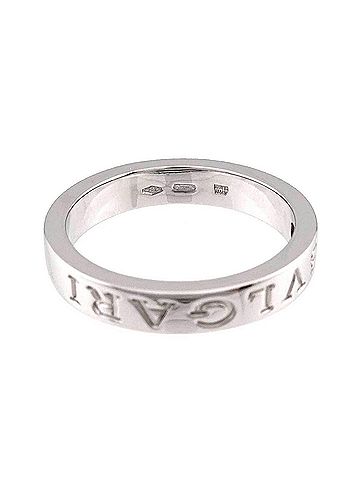 Bvlgari Bulgari BVLGARI B-ZERO1 Essential 1 Ring with Diamond, 18K WG White Gold 750 (view 2)