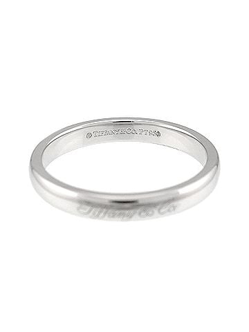 Tiffany & Co. Tiffany & Co. Lucida Notes Band 1 Ring, 3mm wide, Platinum. (view 2)