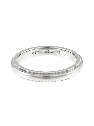 Tiffany & Co. Tiffany & Co. Milgrain 1 Ring, 3mm wide, Platinum, Together Ring (view 2)