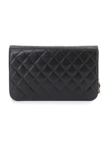 Chanel Chanel Matelasse Chain Shoulder Handbag, Lambskin, Black, Gold Hardware, Push Lock, A03568 (view 1)