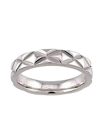 Chanel Chanel Matelassé #48 Ring, Platinum. (view 1)