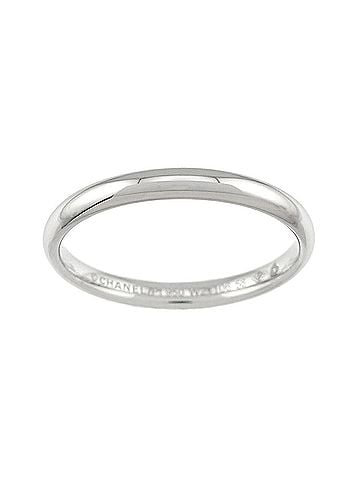 Chanel Chanel John Parisien #58 Ring, Platinum. (view 1)