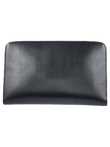 Alexander McQueen Alexander McQueen Studded Heroine Flat Pouch in Black Leather (view 2)