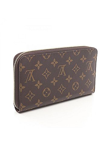 Louis Vuitton Louis Vuitton Zippy Organizer Monogram Round Long Wallet, Men's/Women's, Brown, M62581 (view 2)