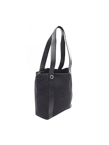 Bvlgari Bulgari BVLGARI Logomania Tote Bag, Handbag, Canvas Leather, Women's, Black (view 2)