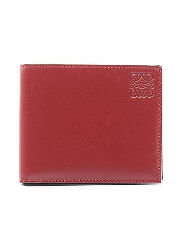 Loewe LOEWE Anagram Billfold Wallet, Leather, Men's, Bordeaux, 109.54.M77 (view 1)