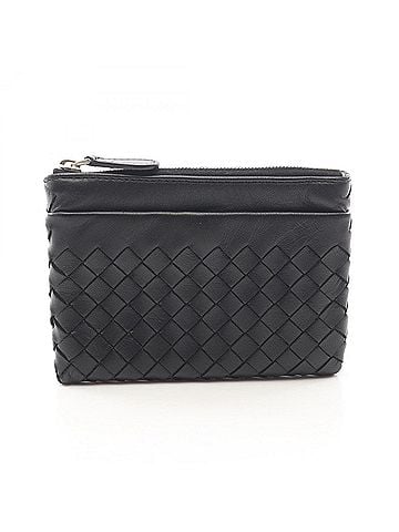 Bottega Veneta Bottega Veneta Intrecciato Leather Wallet with Keyring, Coin Purse, Black - Men's (view 1)