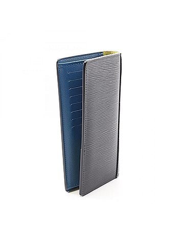 Louis Vuitton Louis Vuitton Portefeuille Brazza Epi Damier Graphite Bi-fold Long Wallet, Leather, Men's, Navy/Black, M67903 (view 2)