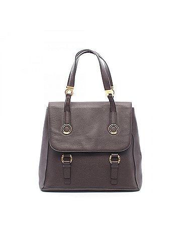 Bvlgari BVLGARI Bulgari Tote Bag Handbag Leather Women's Brown (view 1)