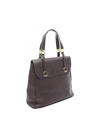 Bvlgari BVLGARI Bulgari Tote Bag Handbag Leather Women's Brown (view 2)