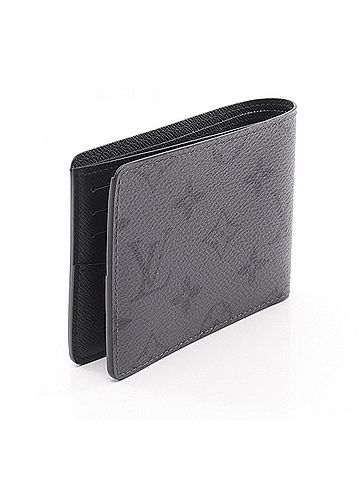Louis Vuitton Louis Vuitton Portefeuille Slender Monogram Eclipse Reverse Bi-fold Wallet for Men, Gray (M80906) (view 2)
