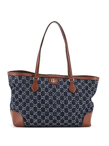 Gucci Ophidia Shopping Tote GG Denim Medium (view 1)