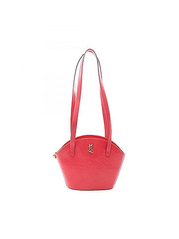 Yves Saint Laurent Yves Saint Laurent YVES SAINT LAURENT Arabesque Pattern Shoulder Bag Handbag Leather Women's Red (view 1)