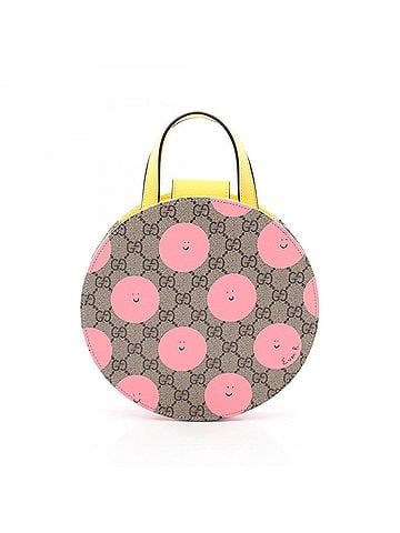 Gucci Gucci GG Supreme Kids Handbag for Children, Coated Canvas, Men's & Women's, Beige, Pink, Yellow, 835889 (view 1)