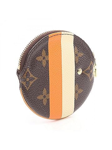 Louis Vuitton Louis Vuitton Portemonnaie Long Monogram Groom Wallet/Coin Purse, Leather, Women's, Brown/Orange Multicolor M60037 (view 2)