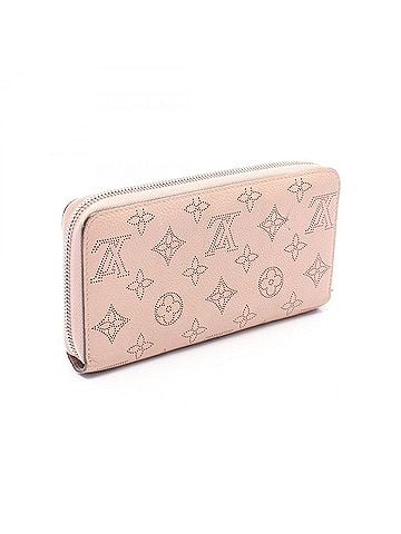 Louis Vuitton Louis Vuitton Zippy Wallet Mahina Magnolia Round Long Leather Women's Pink M61868 (view 2)