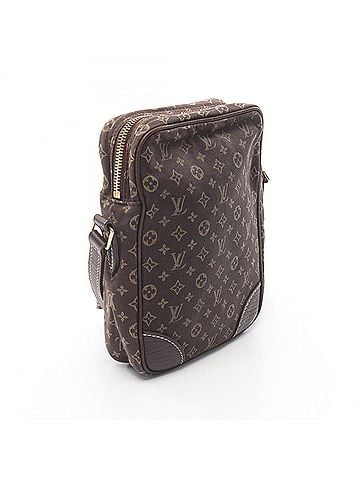 Louis Vuitton Louis Vuitton Pochette Danube Monogram Mini Lin Ebene Shoulder Bag Handbag Canvas Leather Women's Brown M95228 (view 2)