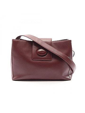 Cartier Cartier Must Line Shoulder Bag/Handbag, Leather, Women's, Bordeaux (Burgundy) (view 1)
