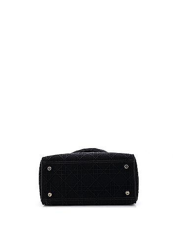 Christian Dior Lady D-Lite Bag Cannage Embroidered Canvas Medium (view 2)