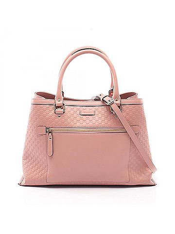 Gucci Gucci Microguccissima 2-Way Handbag, Leather, Women's, Pink, 510291 (view 1)