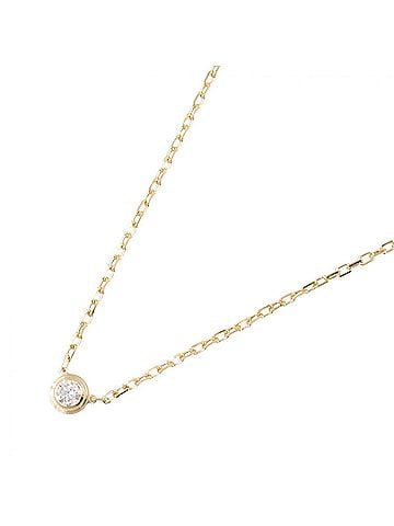 Cartier Cartier d'Amour SM Necklace, 18K (Yellow Gold) Diamond Women's, Gold Tone, Clear Tone (view 1)
