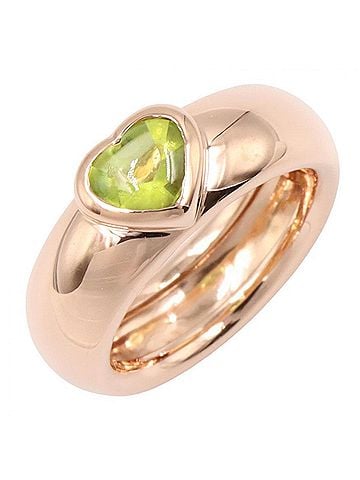 Tiffany & Co. Tiffany & Co. Friendship PE Ring - 18K Pink Gold (PG) Peridot Women's Gold/Green Tones (view 1)