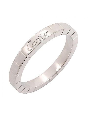 Cartier Cartier Lanieres Ring, 18K White Gold (18KWG), Men's/Women's, Silver Tone (view 1)