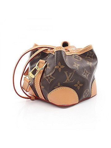 Louis Vuitton Louis Vuitton Noé Purse Monogram Shoulder Bag Handbag Coated Canvas Leather Women's Brown M57099 (view 2)