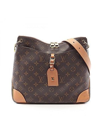 Louis Vuitton Louis Vuitton Odeon NM MM Monogram Shoulder Bag/Handbag, Coated Canvas and Leather, Pattern, Women's, Brown, M45355 (view 1)