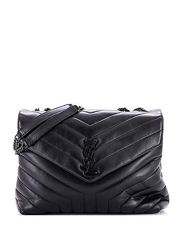 Saint Laurent Loulou Shoulder Bag Matelasse Chevron Leather Medium (view 1)