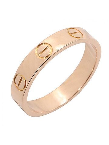 Cartier Cartier Mini Love Ring, 18K Pink Gold (PG), Women's Tone, B4085200 (view 1)