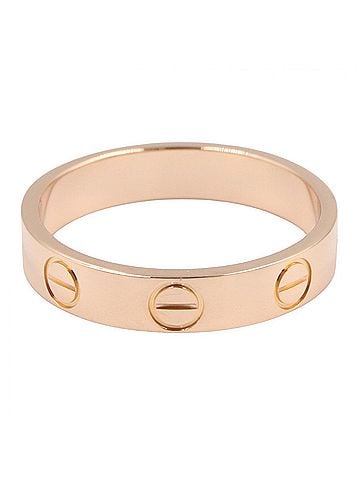 Cartier Cartier Mini Love Ring, 18K Pink Gold (PG), Women's Tone, B4085200 (view 2)
