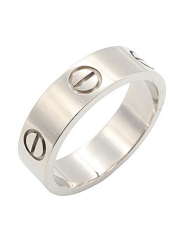 Cartier Cartier Love Ring, 18K White Gold (18KWG), Silver Tone, B4084700 (Men's/Women's) (view 1)